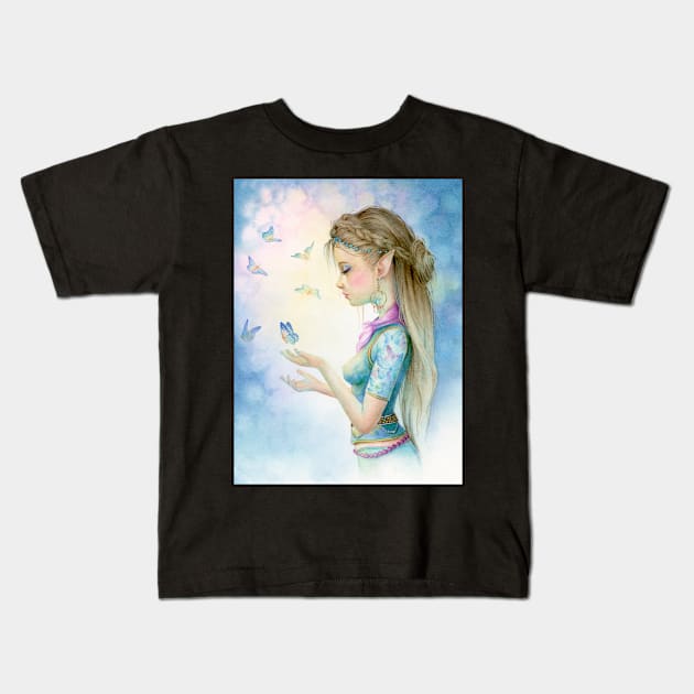 Enchanted By Scot Howden Kids T-Shirt by barnstudio